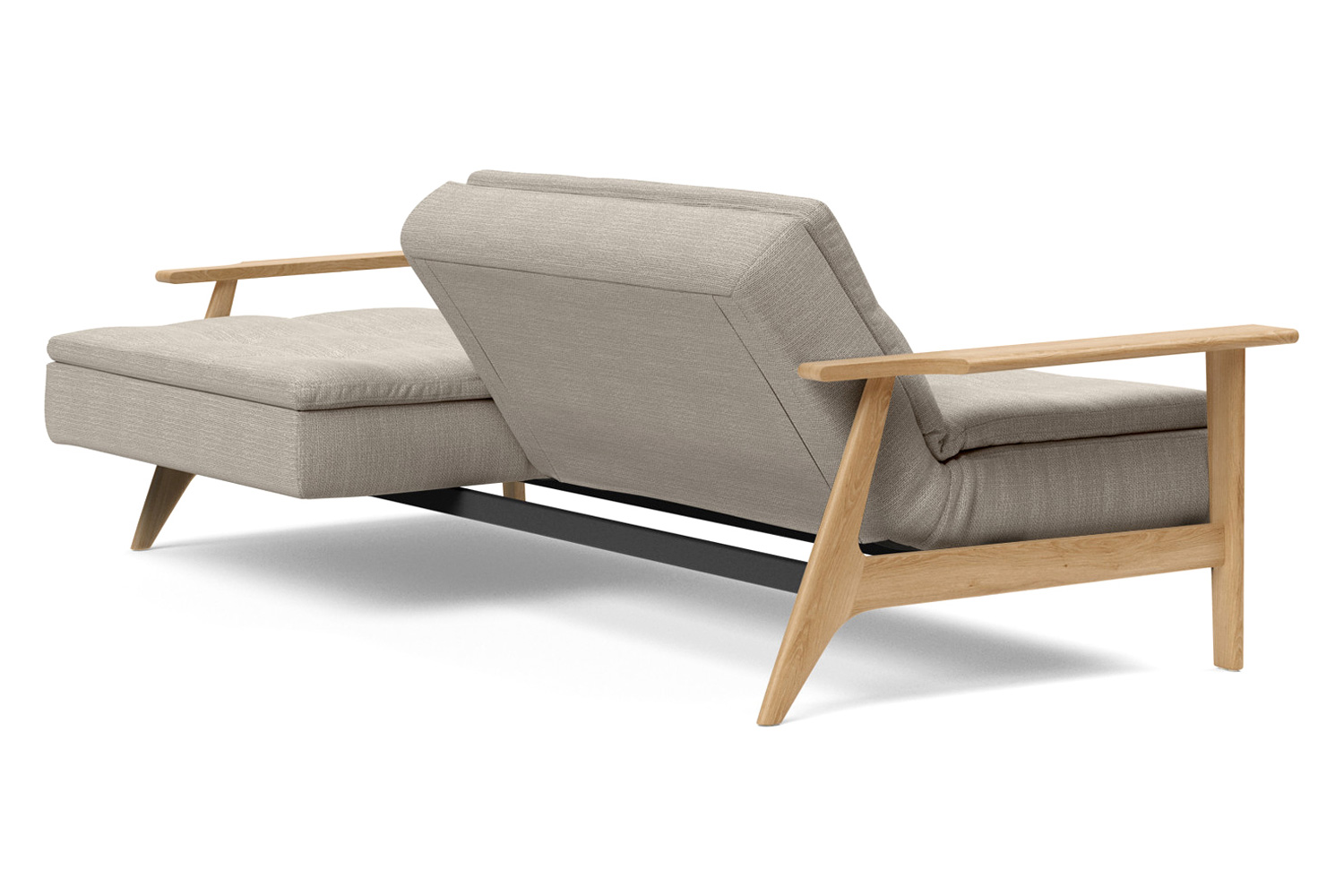 Innovation Living Dublexo Frej Sofa Bed Oak - 579 Kenya Gravel