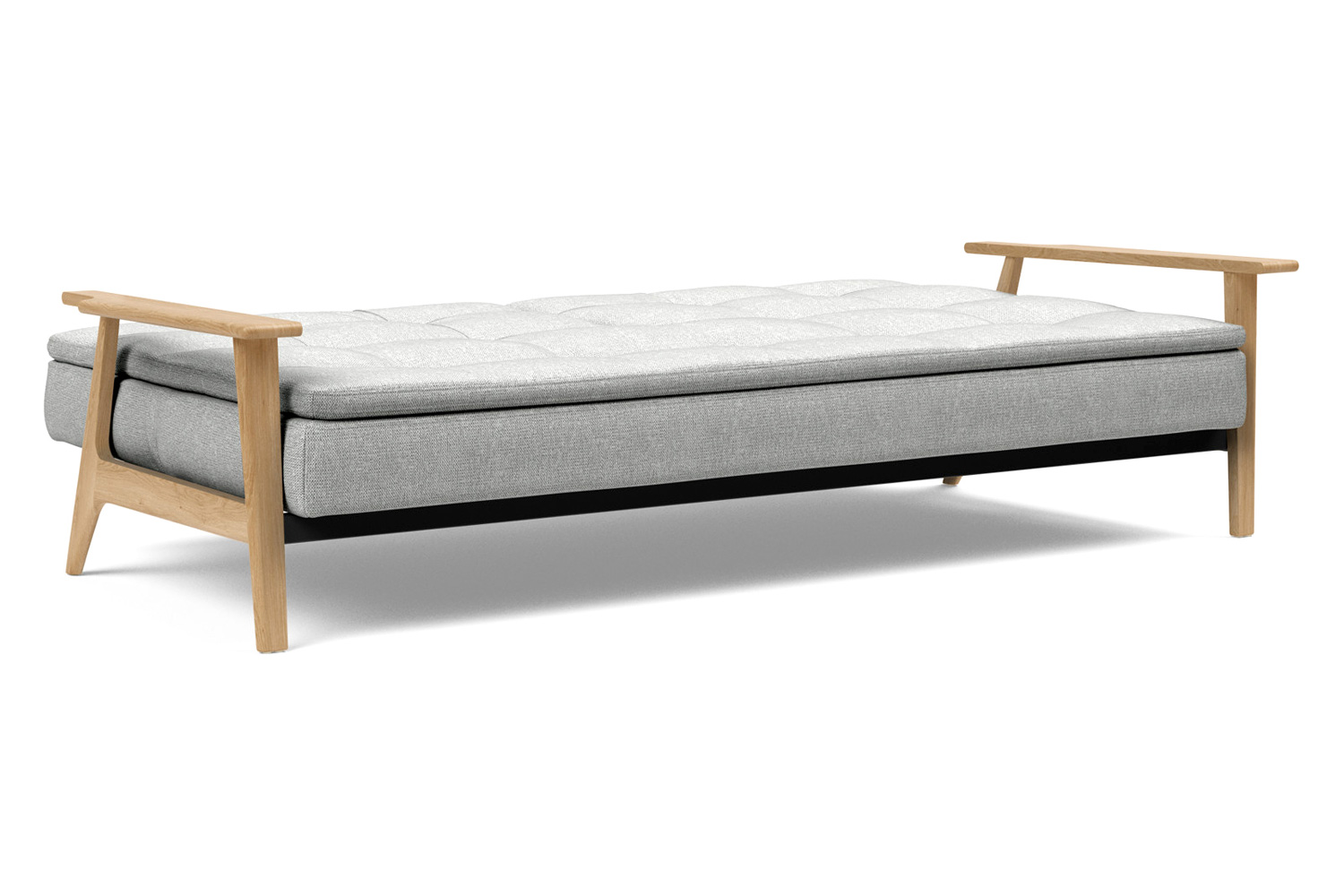 Innovation Living Dublexo Frej Sofa Bed Oak - 590 Micro Check Gray