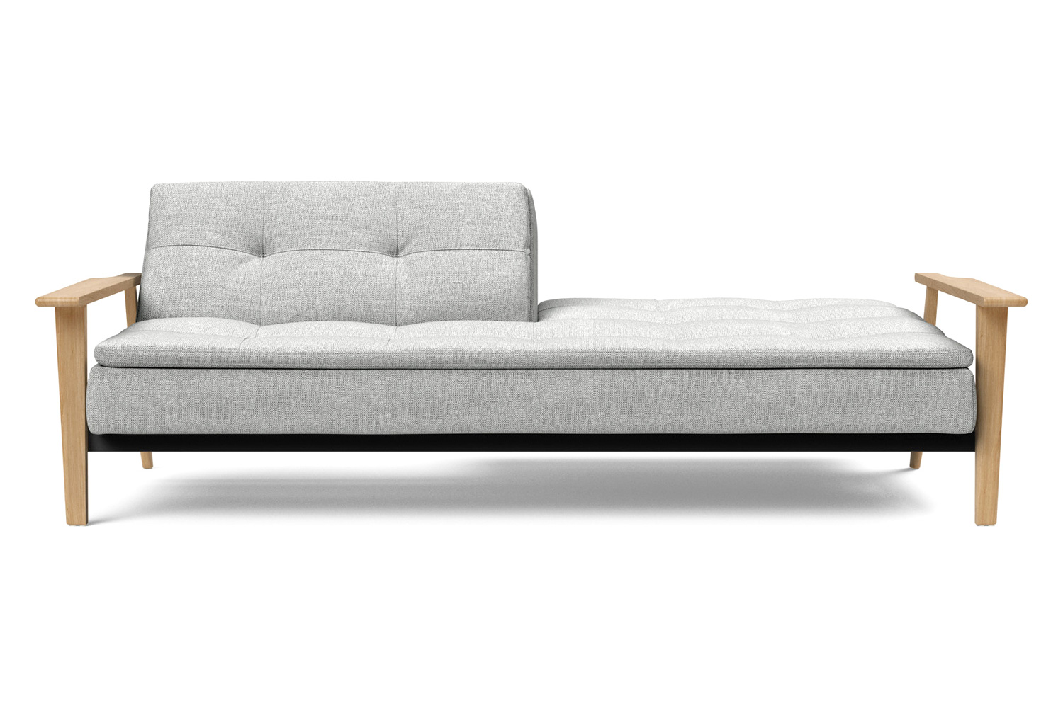 Innovation Living Dublexo Frej Sofa Bed Oak - 590 Micro Check Gray