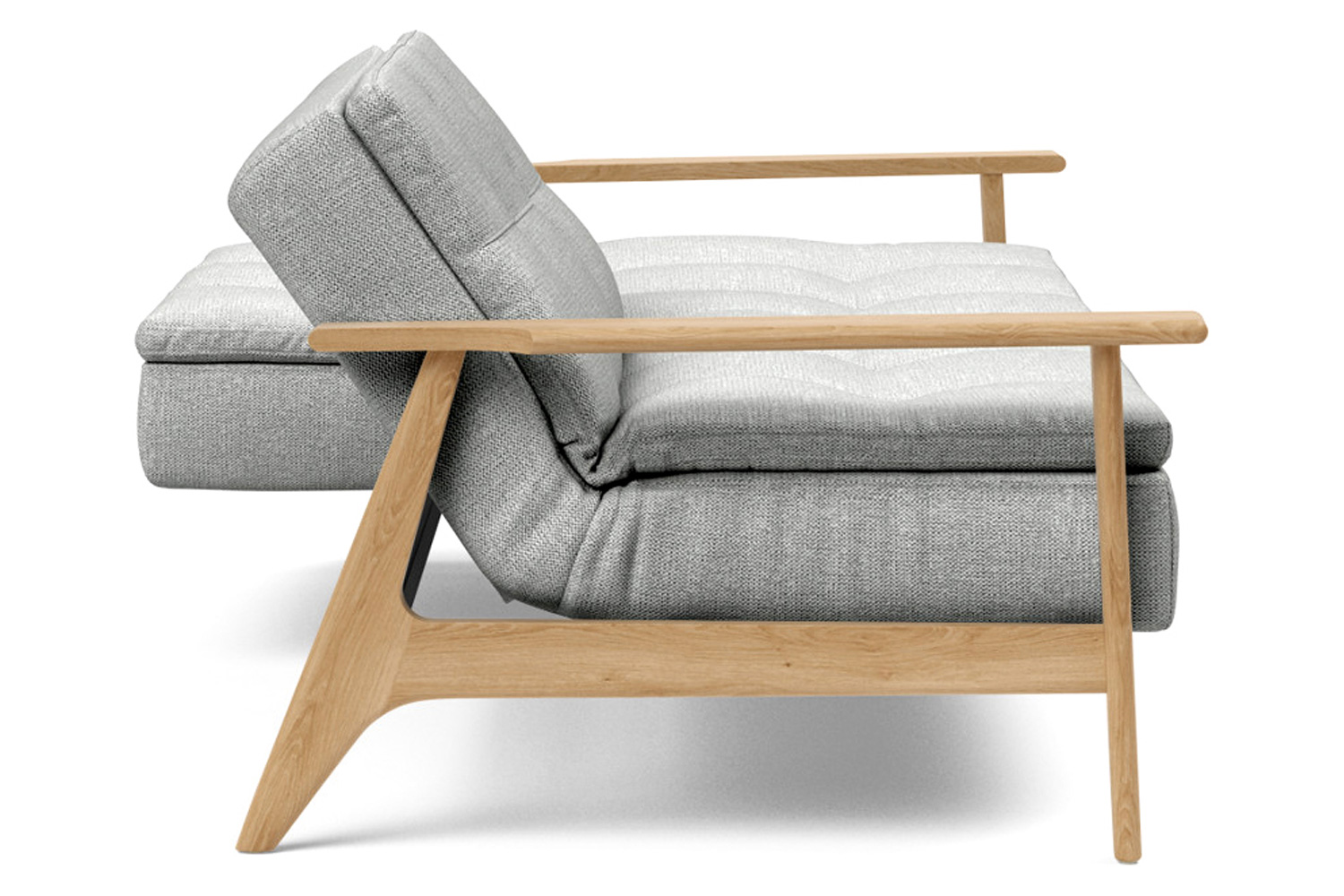 Innovation Living Dublexo Frej Sofa Bed Oak - 590 Micro Check Gray