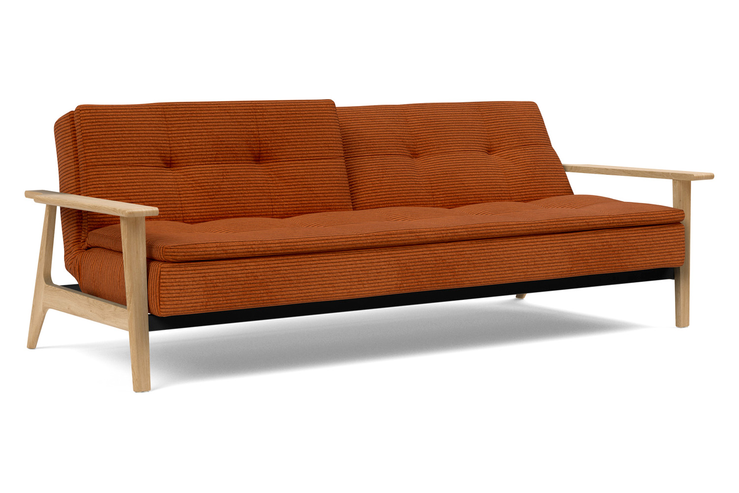 Innovation Living™ Dublexo Frej Sofa Bed Oak - 595 Corduroy Burnt Orange