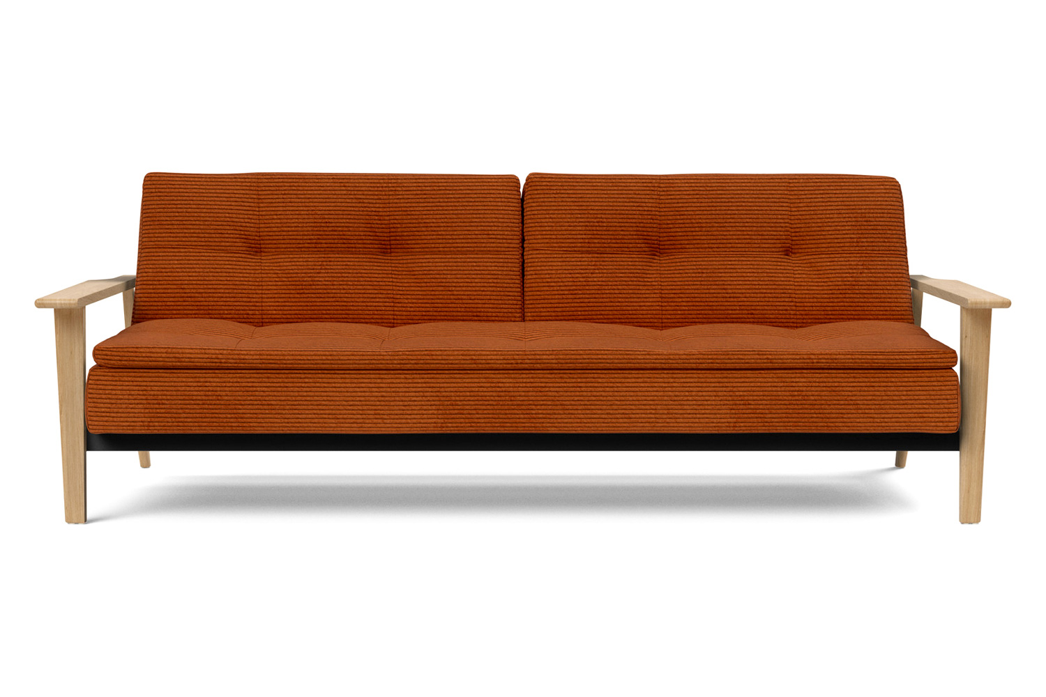 Innovation Living™ Dublexo Frej Sofa Bed Oak - 595 Corduroy Burnt Orange