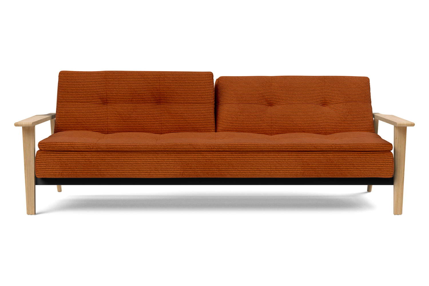 Innovation Living™ Dublexo Frej Sofa Bed Oak - 595 Corduroy Burnt Orange