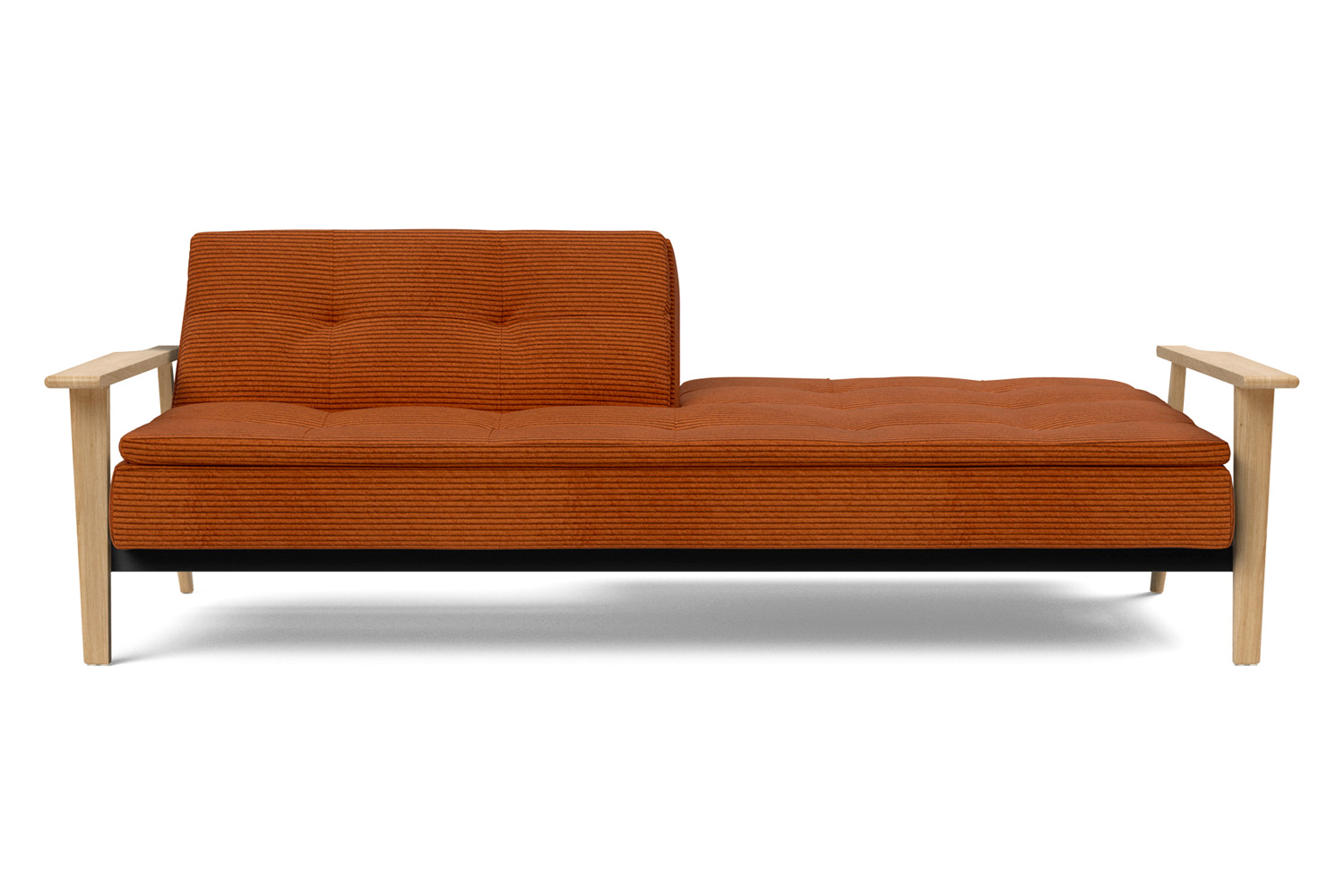 Innovation Living™ Dublexo Frej Sofa Bed Oak - 595 Corduroy Burnt Orange