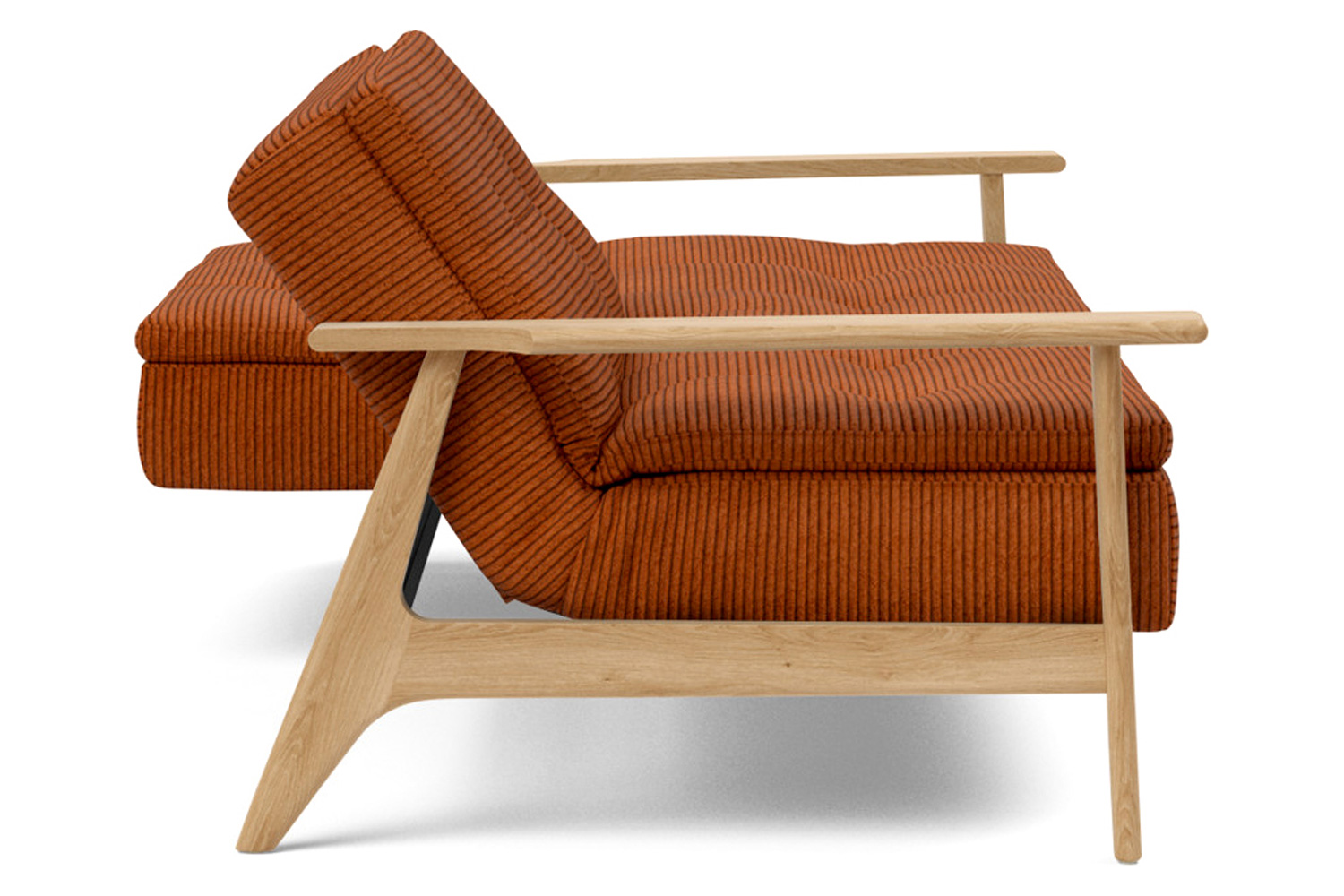 Innovation Living™ Dublexo Frej Sofa Bed Oak - 595 Corduroy Burnt Orange