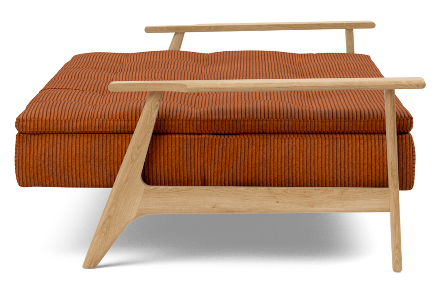 Innovation Living™ Dublexo Frej Sofa Bed Oak - 595 Corduroy Burnt Orange