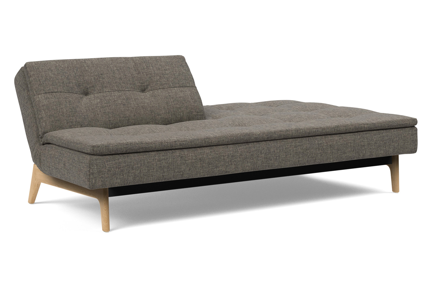 Innovation Living Dublexo Eik Sofa Bed Oak - 216 Flashtex Dark Gray