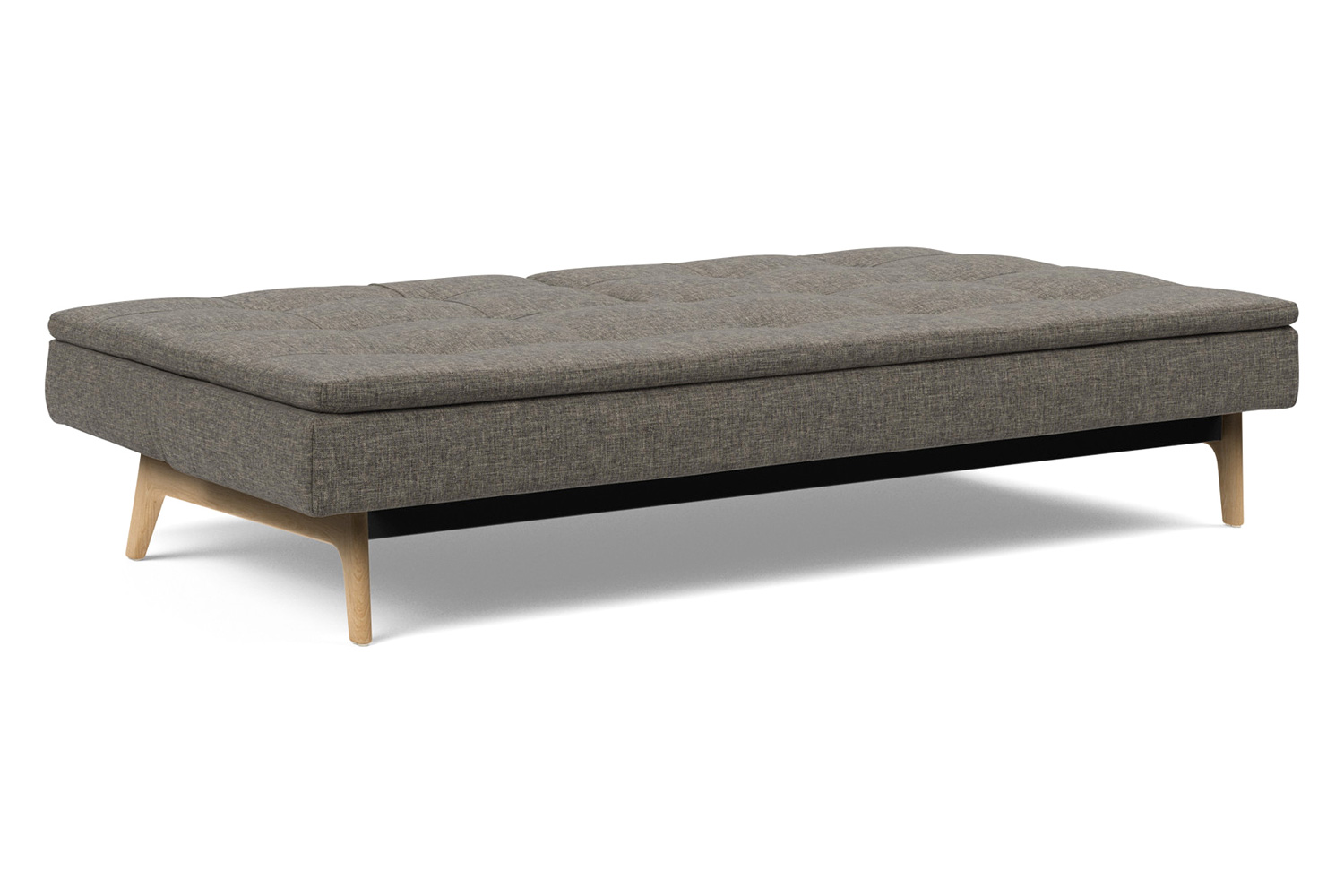 Innovation Living Dublexo Eik Sofa Bed Oak - 216 Flashtex Dark Gray