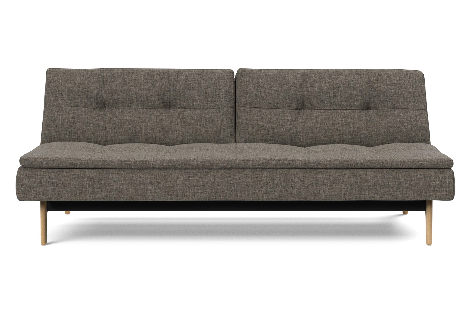 Innovation Living Dublexo Eik Sofa Bed Oak - 216 Flashtex Dark Gray