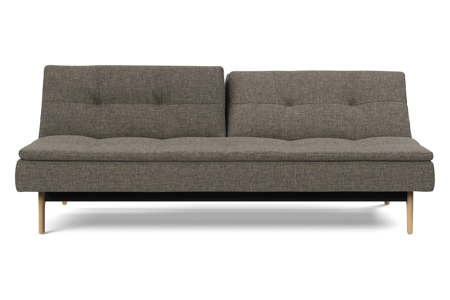 Innovation Living Dublexo Eik Sofa Bed Oak - 216 Flashtex Dark Gray