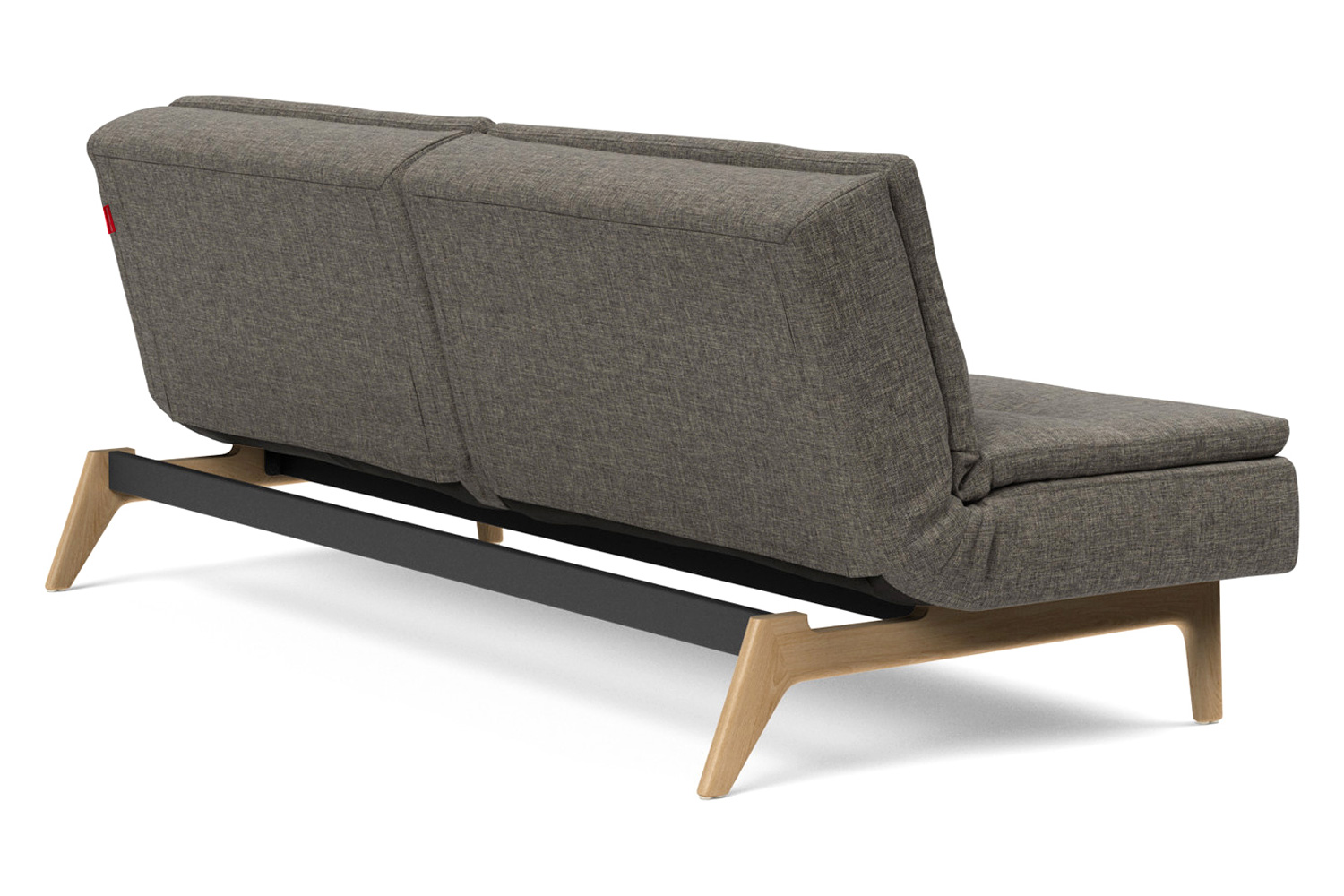 Innovation Living Dublexo Eik Sofa Bed Oak - 216 Flashtex Dark Gray