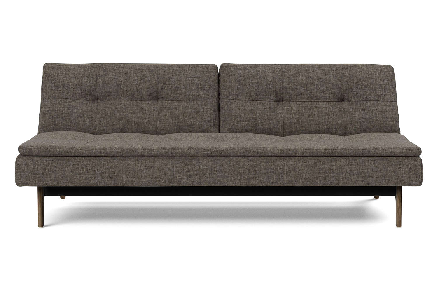 Innovation Living Dublexo Eik Sofa Bed Smoked Oak - 216 Flashtex Dark Gray