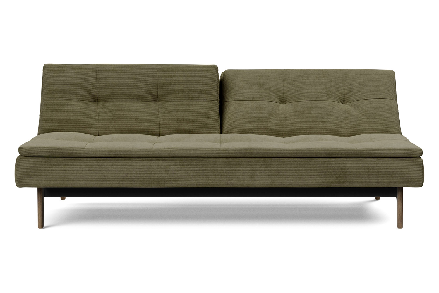 Innovation Living Dublexo Eik Sofa Bed Smoked Oak - 316 Cordufine Pine Green