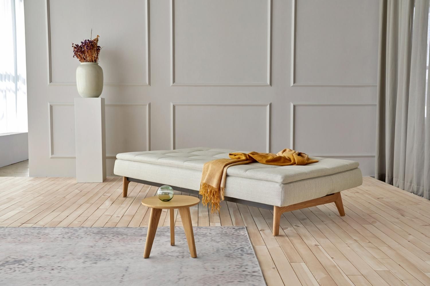 Innovation Living Dublexo Eik Sofa Bed Oak - 318 Cordufine Beige