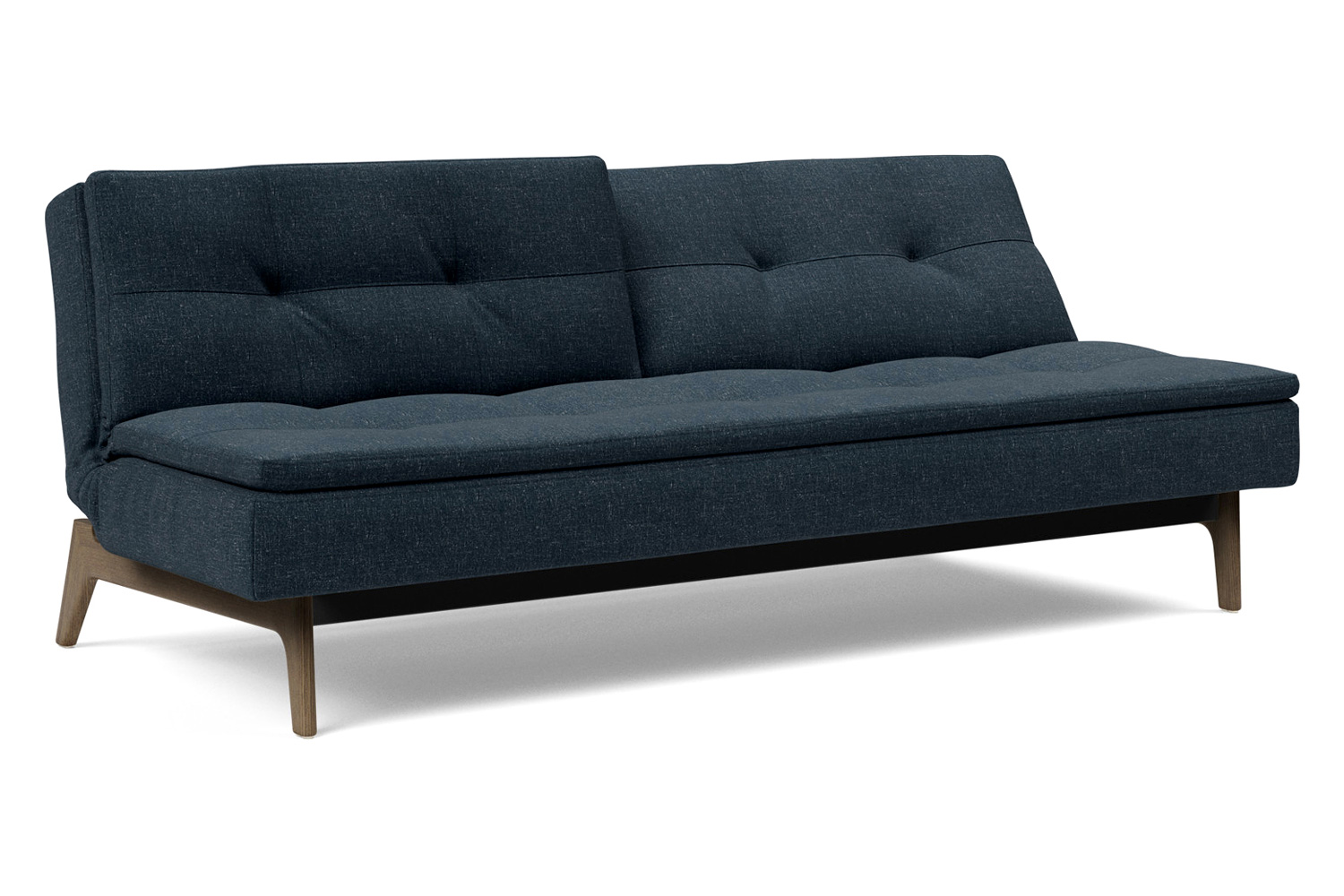 Innovation Living Dublexo Eik Sofa Bed Smoked Oak - 515 Nist Blue