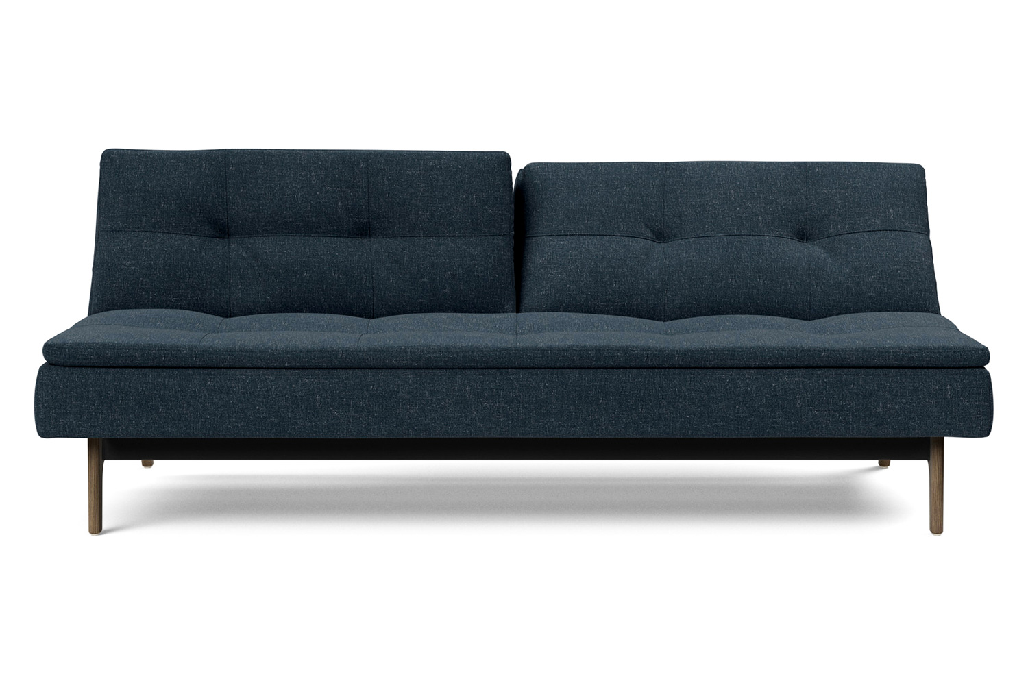 Innovation Living Dublexo Eik Sofa Bed Smoked Oak - 515 Nist Blue