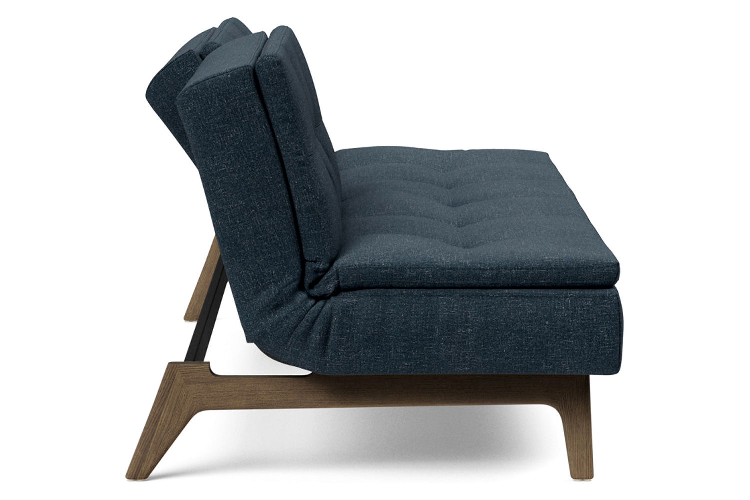 Innovation Living Dublexo Eik Sofa Bed Smoked Oak - 515 Nist Blue