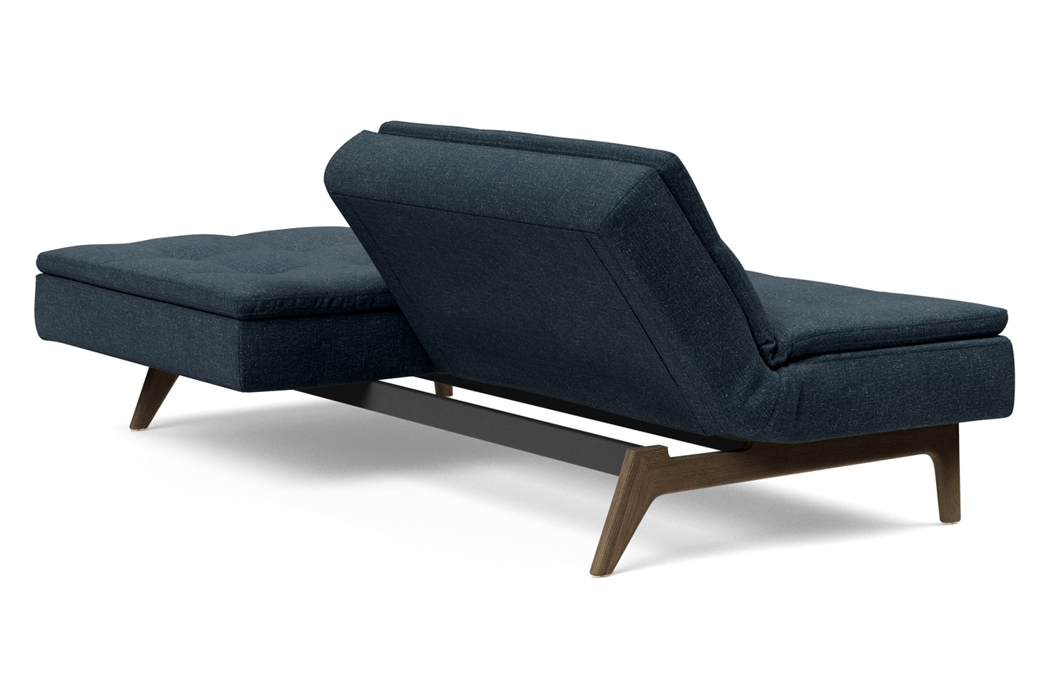 Innovation Living Dublexo Eik Sofa Bed Smoked Oak - 515 Nist Blue