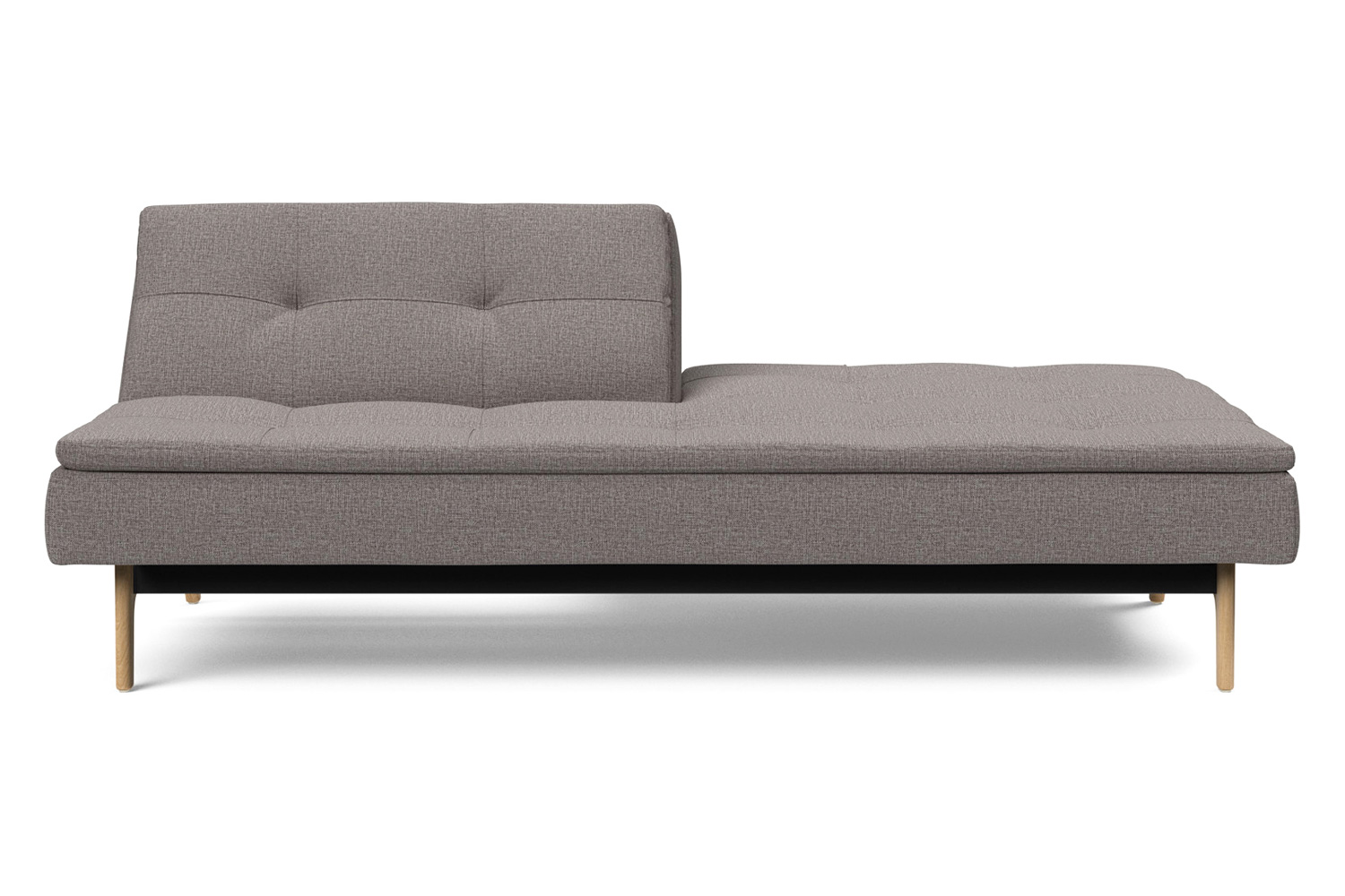 Innovation Living Dublexo Eik Sofa Bed Oak - 521 Mixed Dance Gray