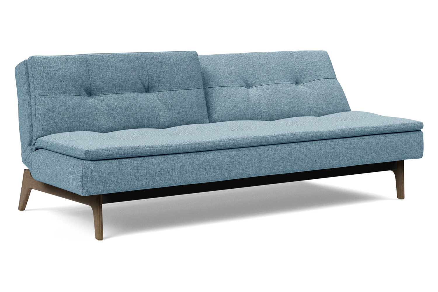 Innovation Living Dublexo Eik Sofa Bed Smoked Oak - 525 Mixed Dance Light Blue