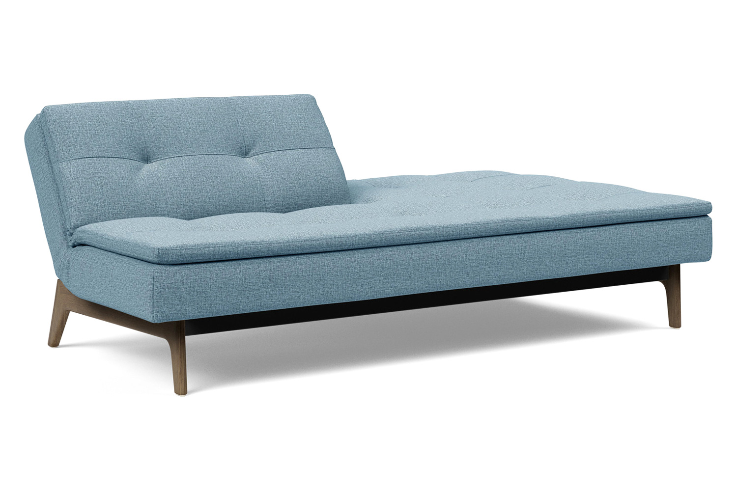 Innovation Living Dublexo Eik Sofa Bed Smoked Oak - 525 Mixed Dance Light Blue