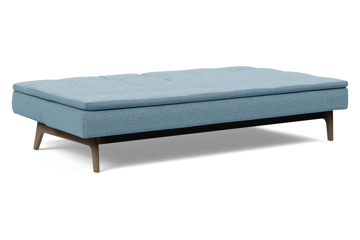 Innovation Living Dublexo Eik Sofa Bed Smoked Oak - 525 Mixed Dance Light Blue