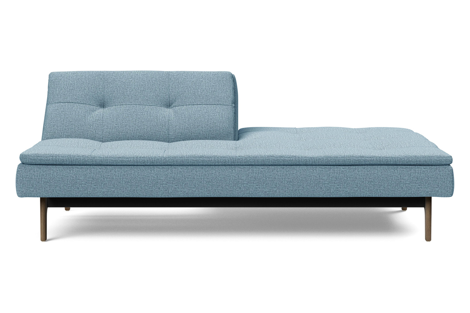 Innovation Living Dublexo Eik Sofa Bed Smoked Oak - 525 Mixed Dance Light Blue