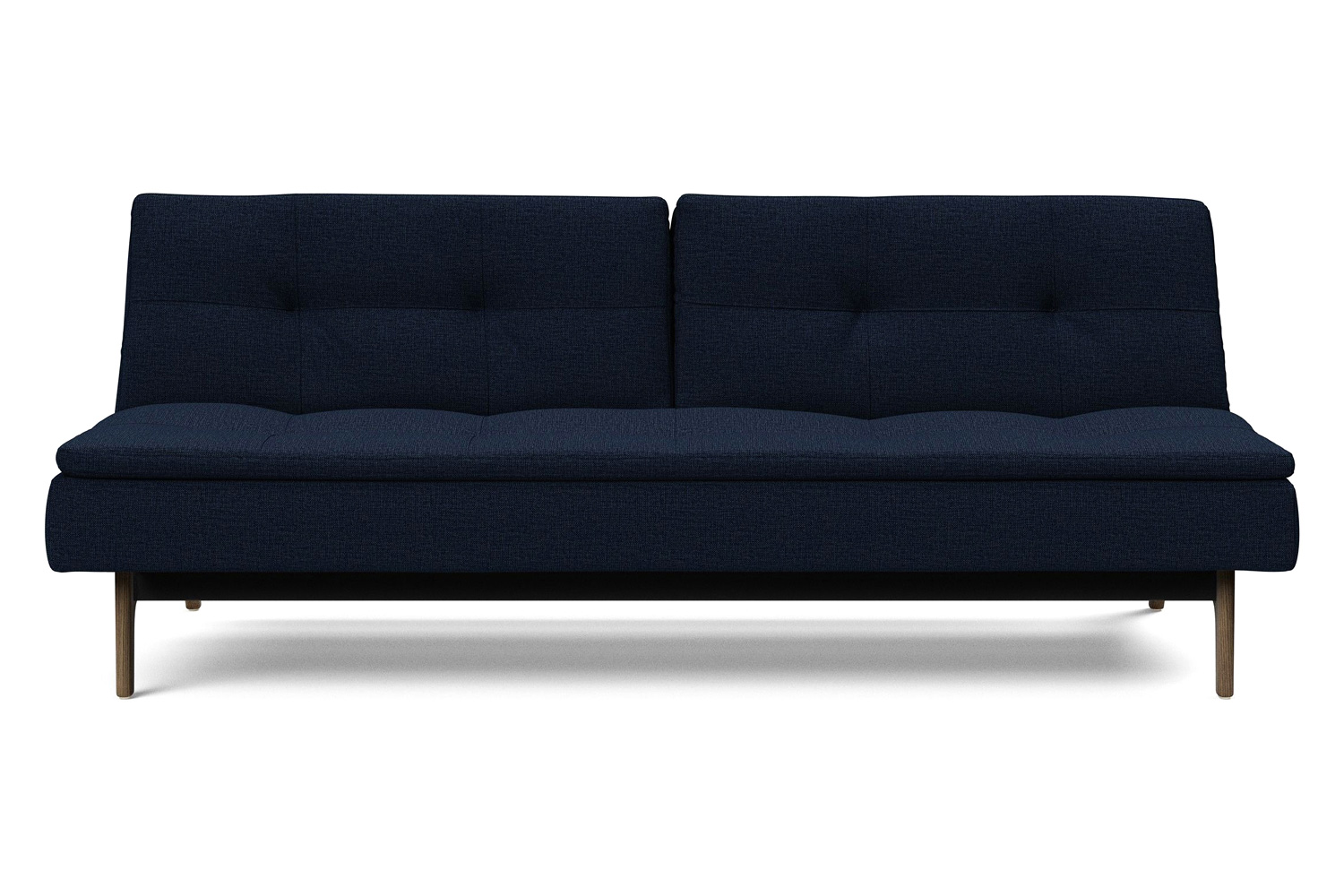 Innovation Living Dublexo Eik Sofa Bed Smoked Oak - 528 Mixed Dance Blue