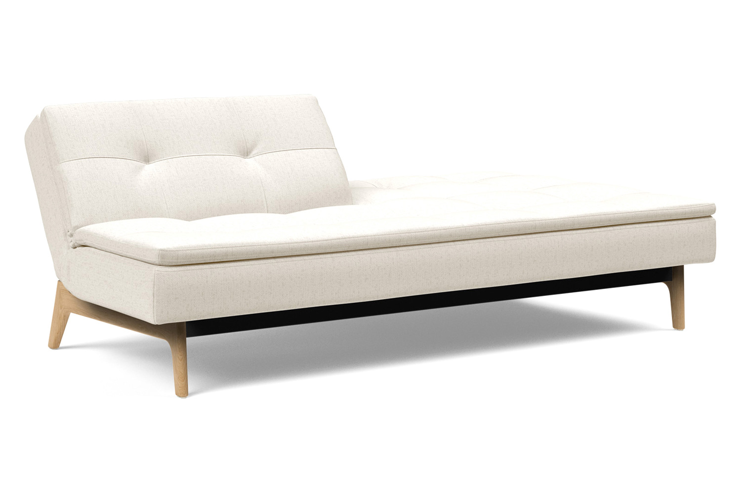 Innovation Living Dublexo Eik Sofa Bed Oak - 531 Bouclé Off White