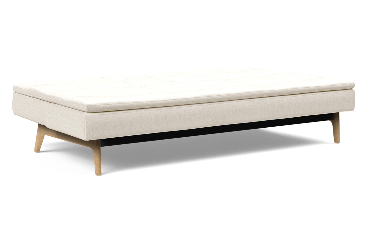 Innovation Living Dublexo Eik Sofa Bed Oak - 531 Bouclé Off White