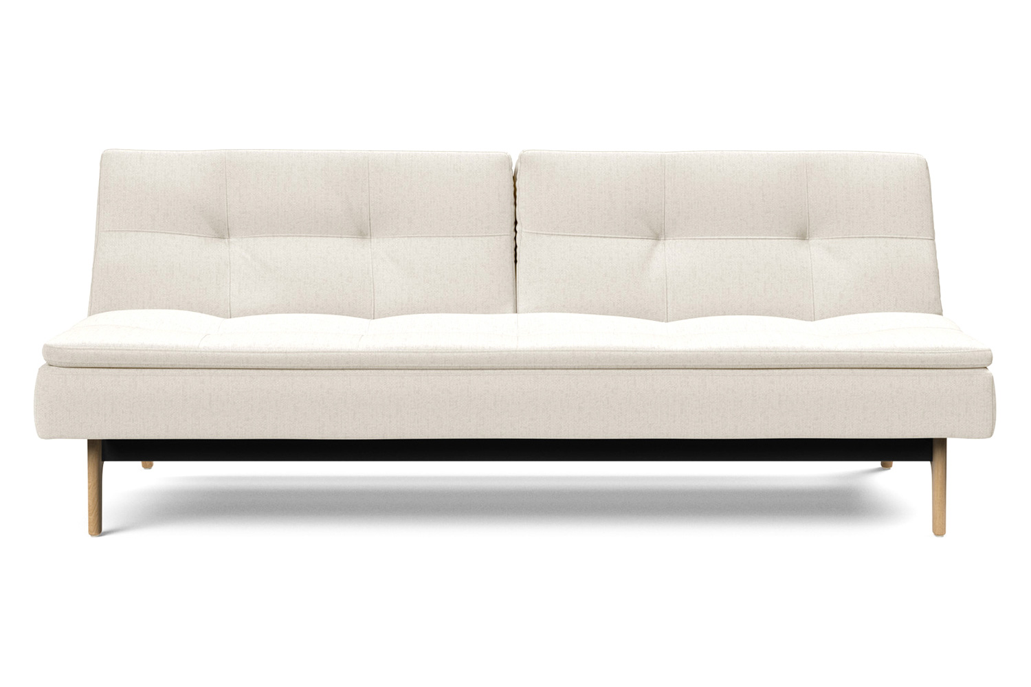 Innovation Living Dublexo Eik Sofa Bed Oak - 531 Bouclé Off White