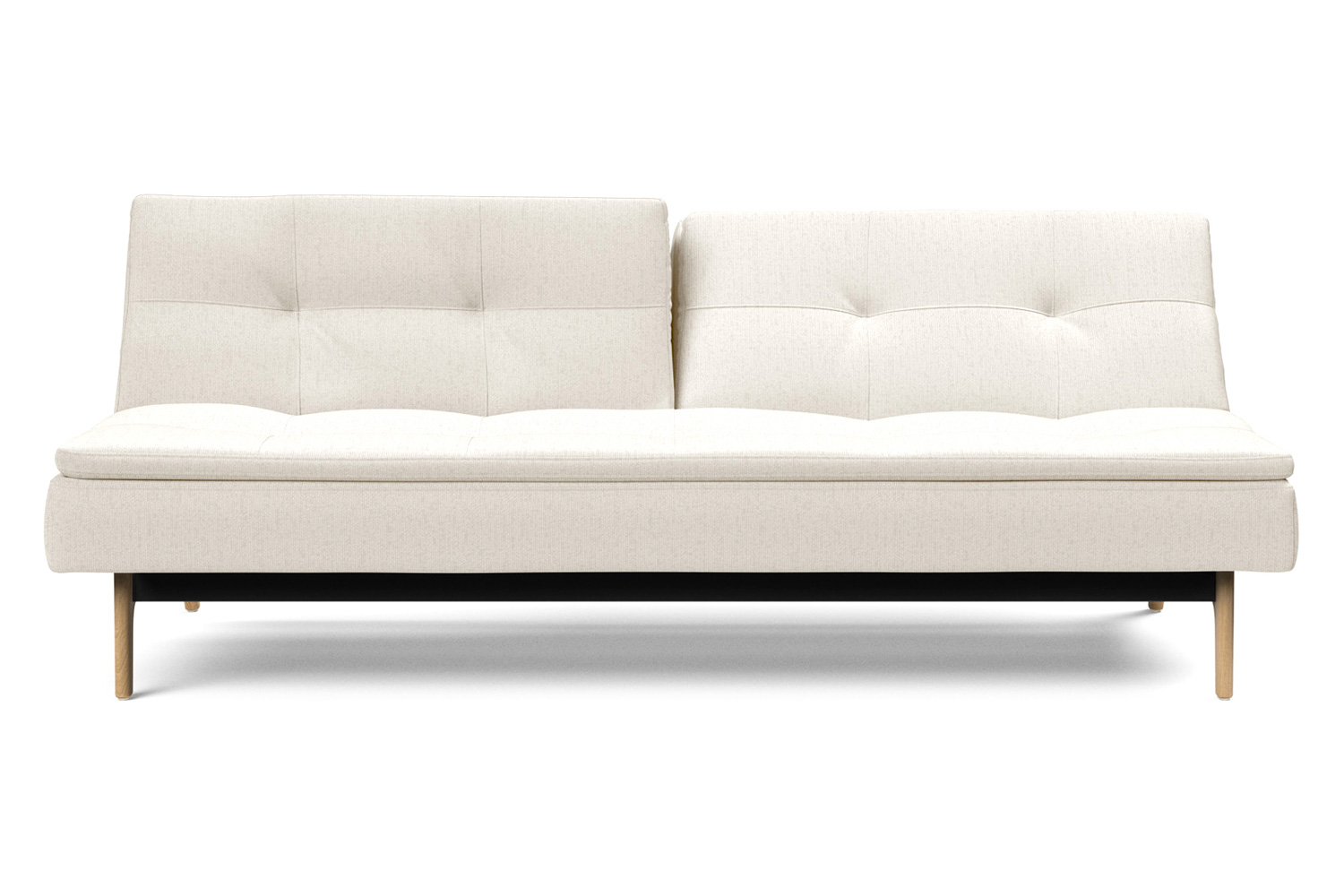 Innovation Living Dublexo Eik Sofa Bed Oak - 531 Bouclé Off White