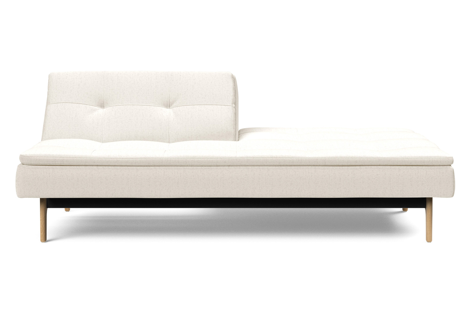 Innovation Living Dublexo Eik Sofa Bed Oak - 531 Bouclé Off White