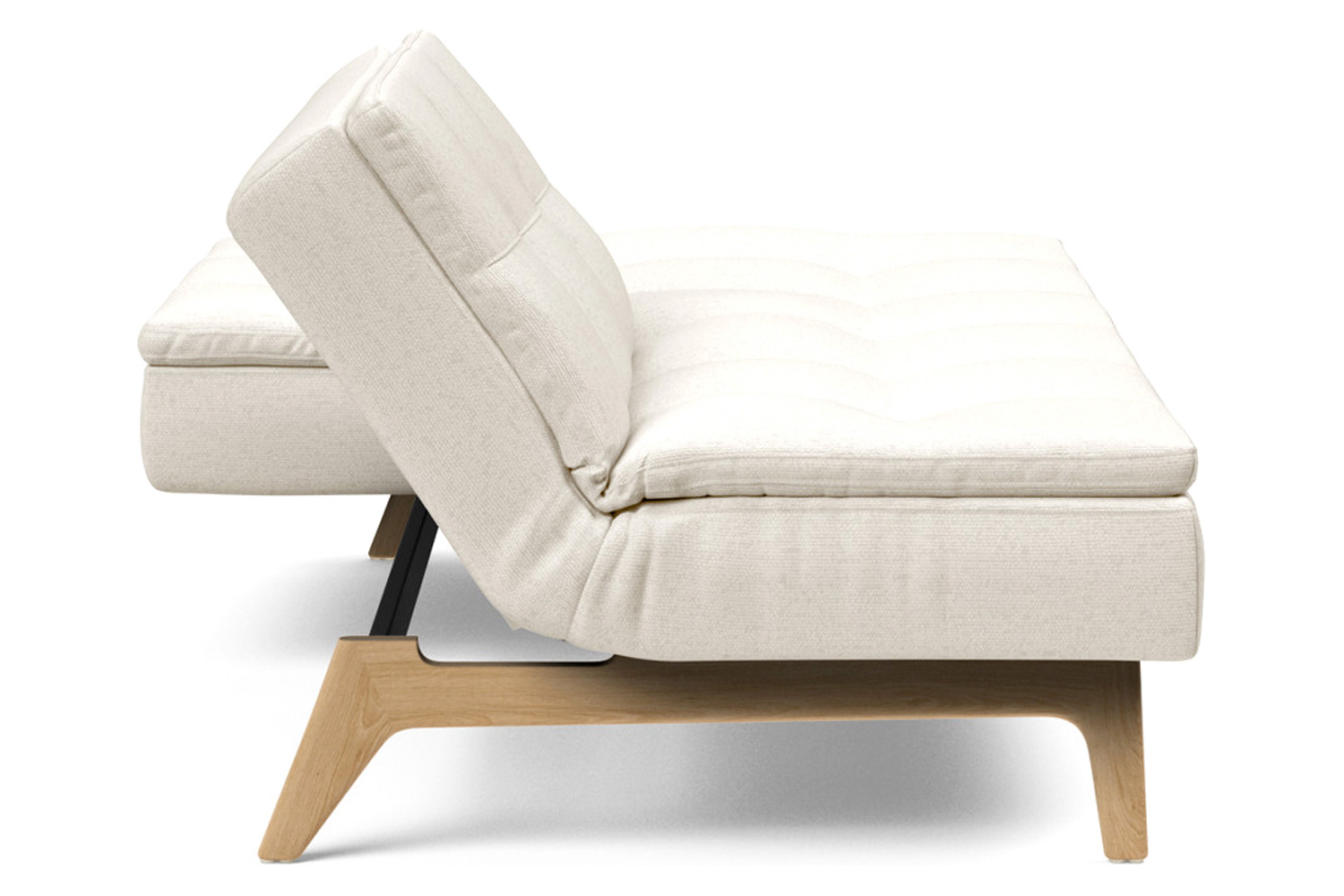 Innovation Living Dublexo Eik Sofa Bed Oak - 531 Bouclé Off White