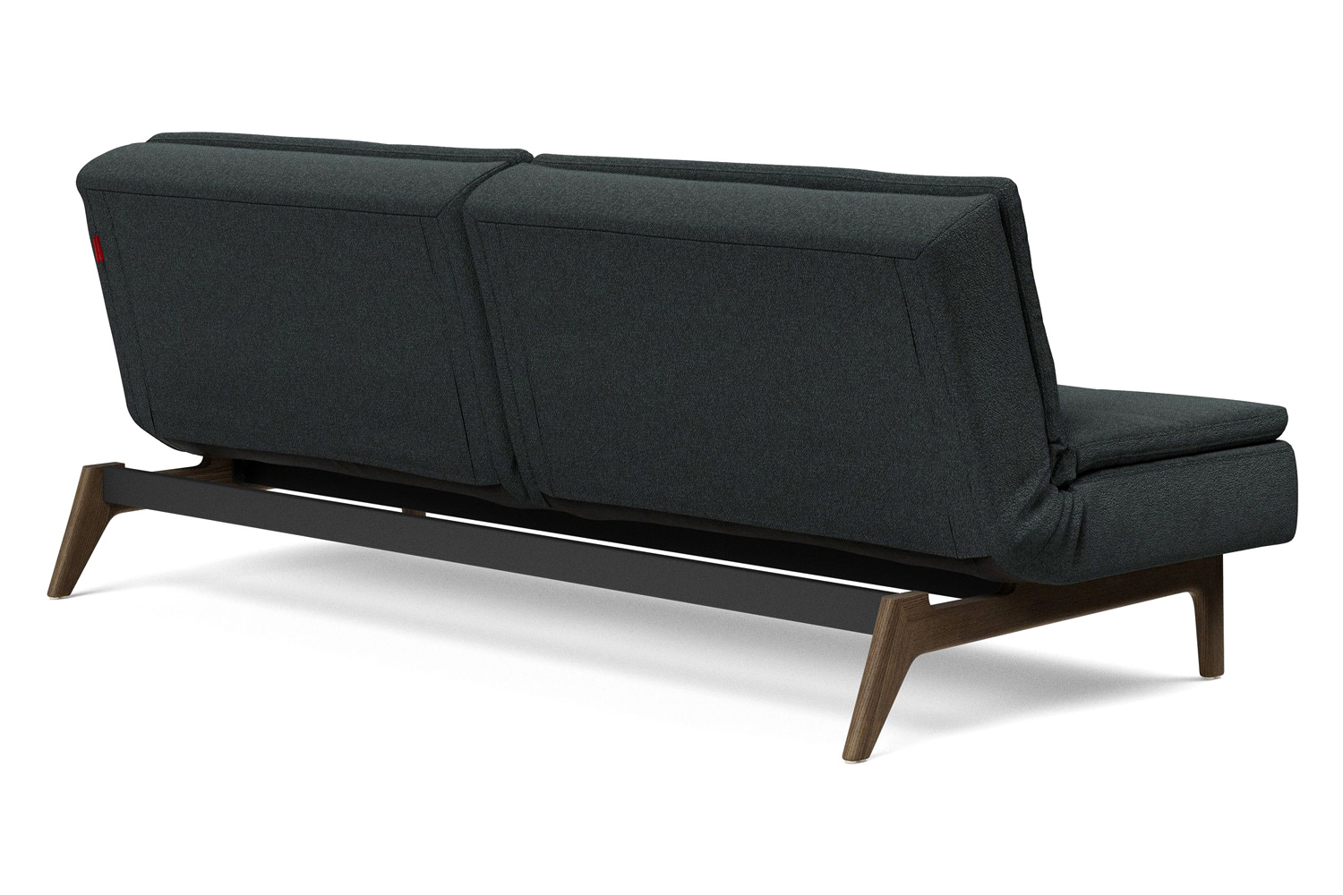 Innovation Living Dublexo Eik Sofa Bed Smoked Oak - 534 Bouclé Black Raven