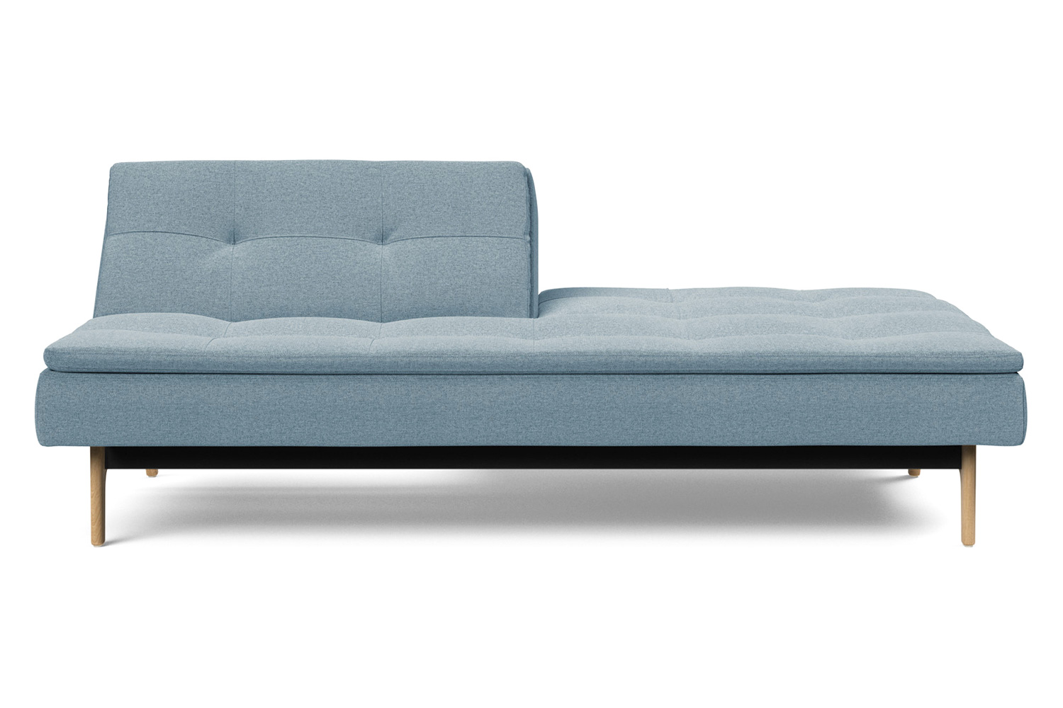 Innovation Living Dublexo Eik Sofa Bed Oak - 558 Soft Indigo