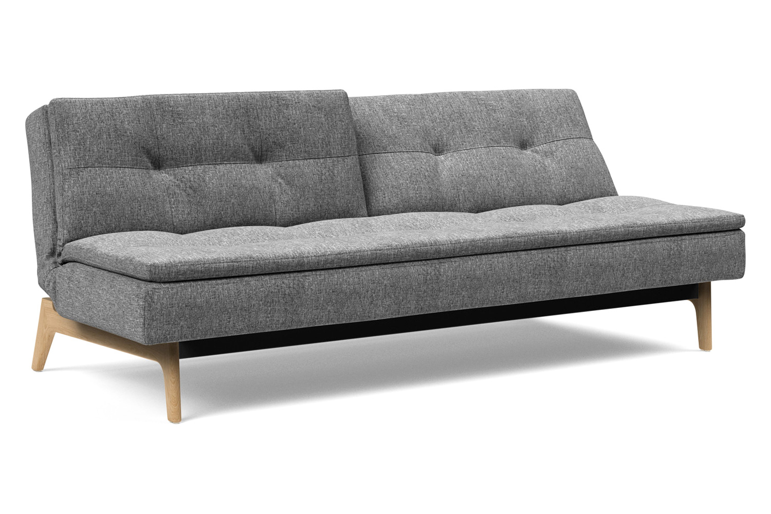 Innovation Living Dublexo Eik Sofa Bed Oak - 563 Twist Charcoal