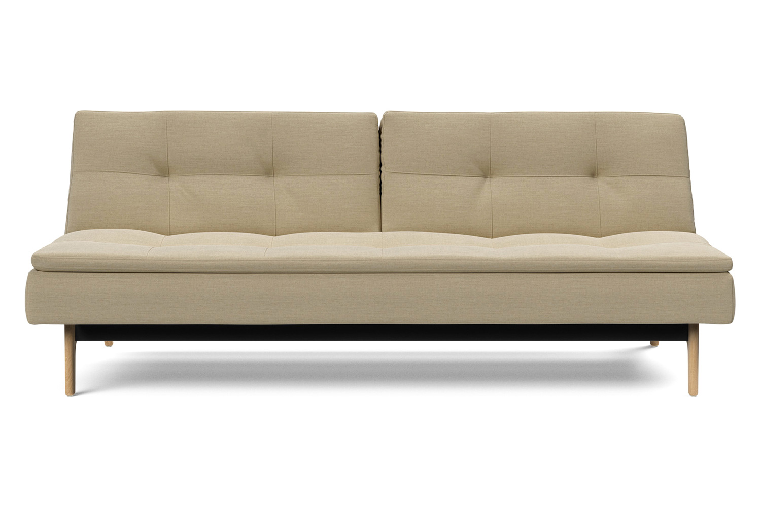 Innovation Living Dublexo Eik Sofa Bed Oak - 571 Vivus Dusty Sand