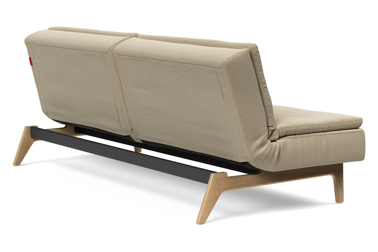 Innovation Living Dublexo Eik Sofa Bed Oak - 571 Vivus Dusty Sand