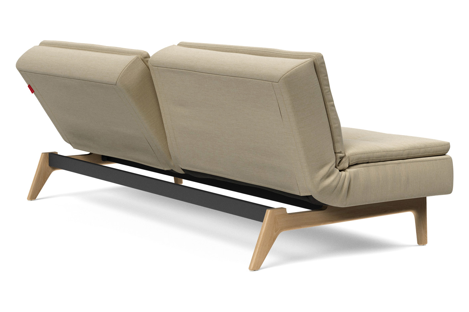 Innovation Living Dublexo Eik Sofa Bed Oak - 571 Vivus Dusty Sand