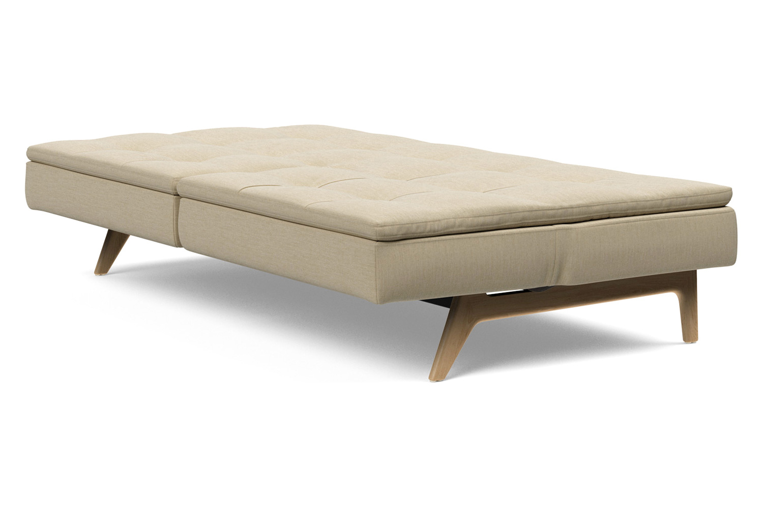 Innovation Living Dublexo Eik Sofa Bed Oak - 571 Vivus Dusty Sand