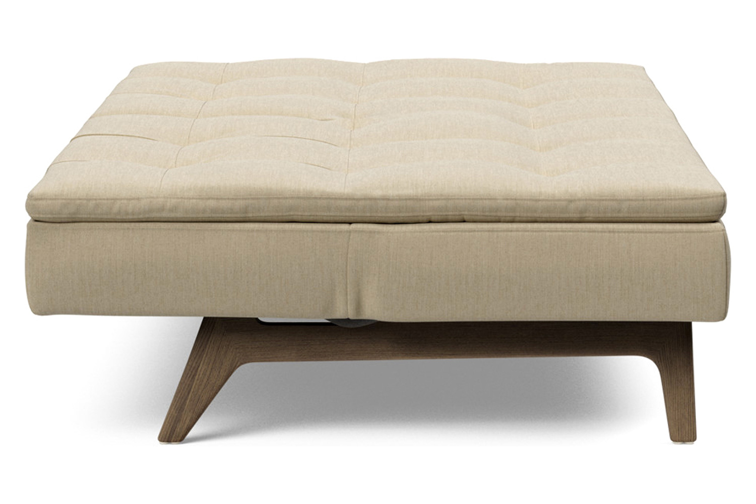 Innovation Living Dublexo Eik Sofa Bed Smoked Oak - 571 Vivus Dusty Sand