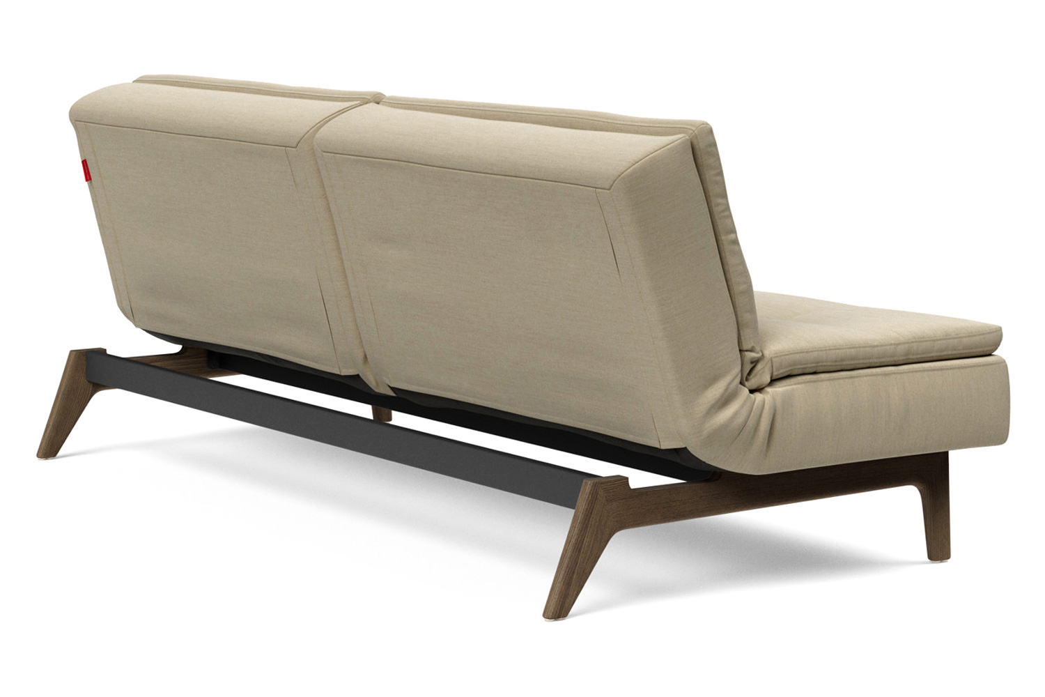 Innovation Living Dublexo Eik Sofa Bed Smoked Oak - 571 Vivus Dusty Sand