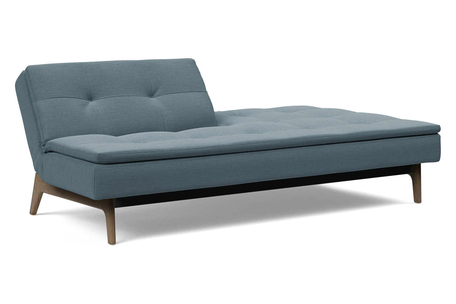 Innovation Living Dublexo Eik Sofa Bed Smoked Oak - 573 Vivus Dusty Blue