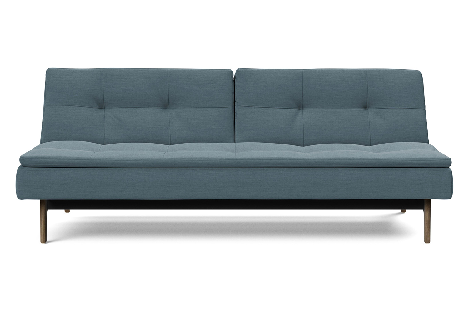 Innovation Living Dublexo Eik Sofa Bed Smoked Oak - 573 Vivus Dusty Blue