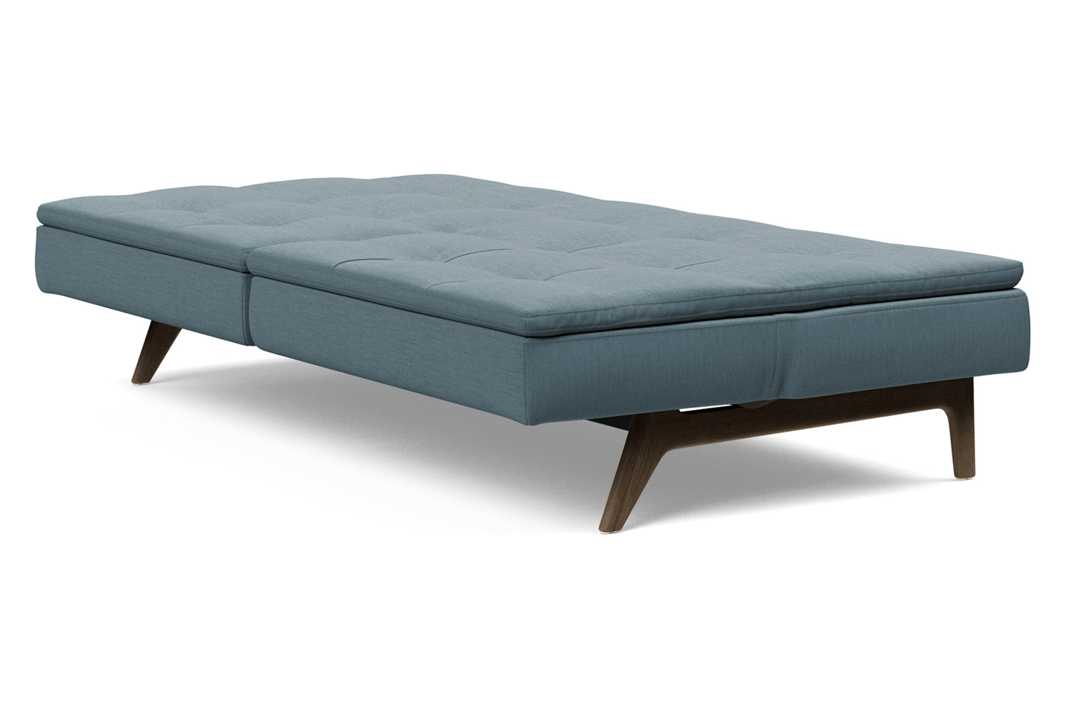 Innovation Living Dublexo Eik Sofa Bed Smoked Oak - 573 Vivus Dusty Blue