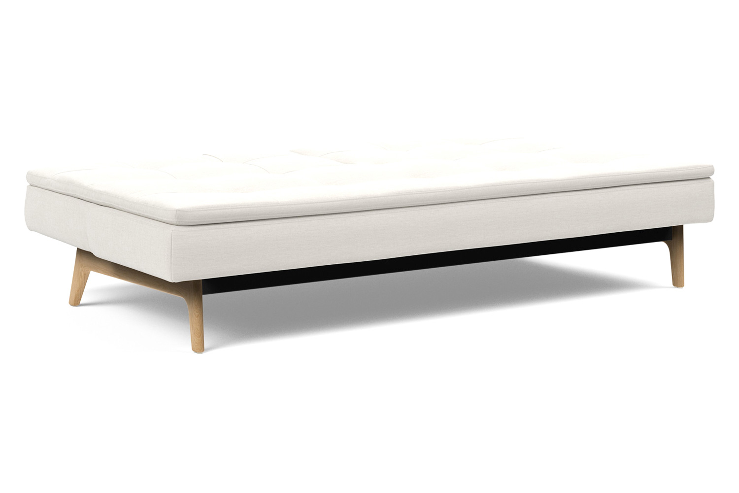 Innovation Living Dublexo Eik Sofa Bed Oak - 574 Vivus Dusty Off White