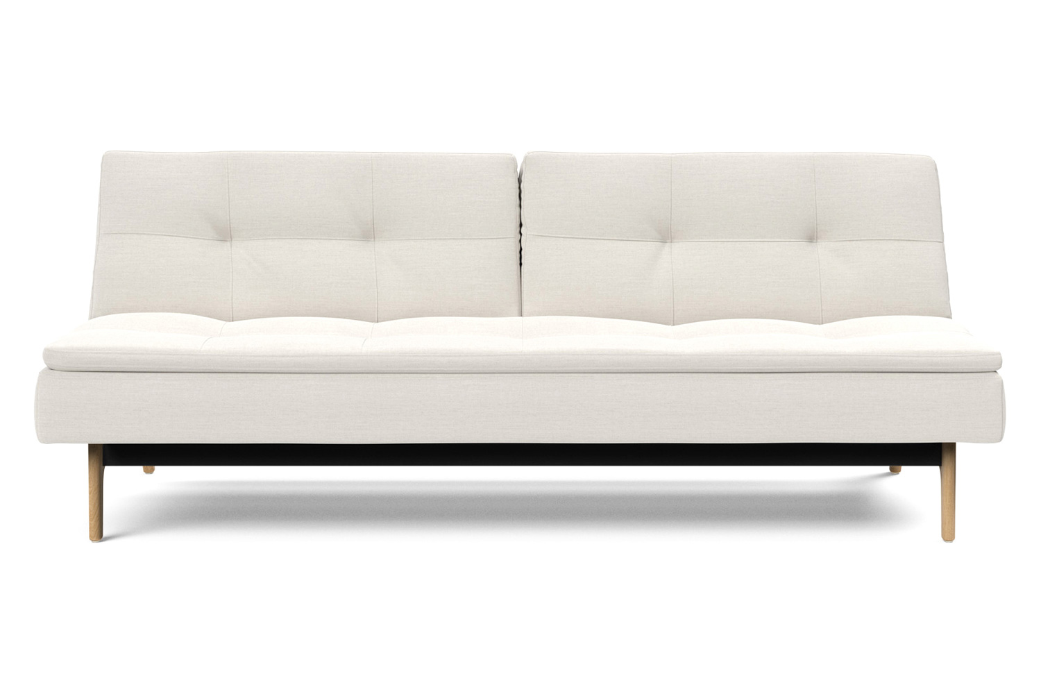 Innovation Living Dublexo Eik Sofa Bed Oak - 574 Vivus Dusty Off White