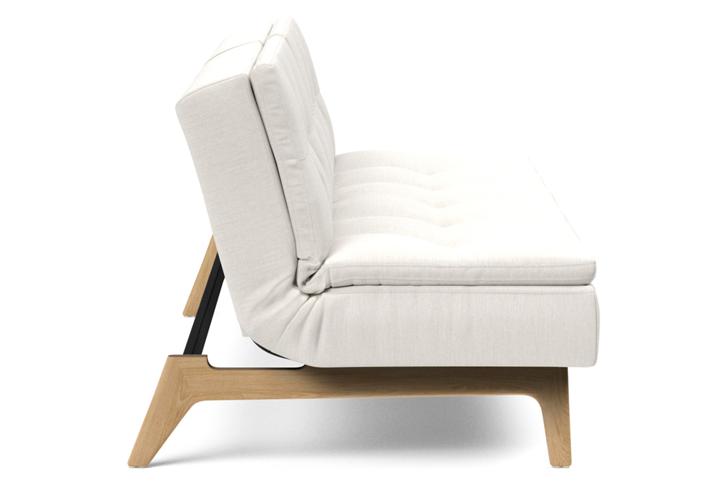 Innovation Living Dublexo Eik Sofa Bed Oak - 574 Vivus Dusty Off White