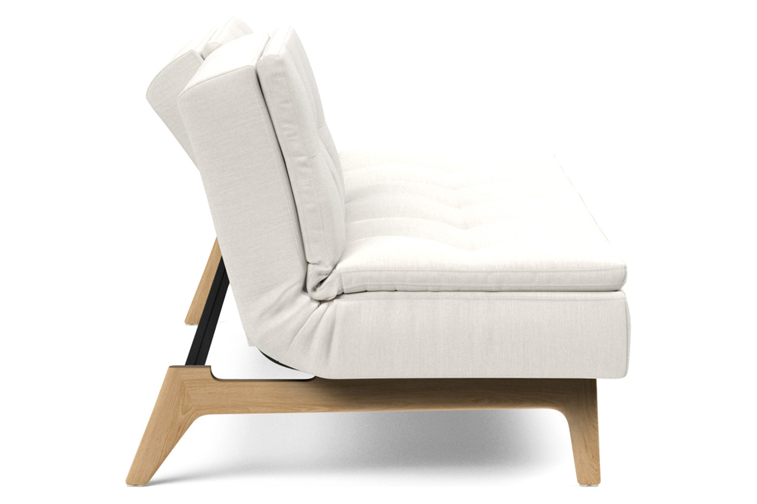 Innovation Living Dublexo Eik Sofa Bed Oak - 574 Vivus Dusty Off White